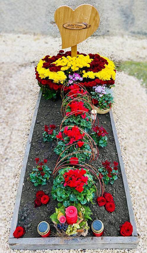 Une dernière fleur sur son cœur