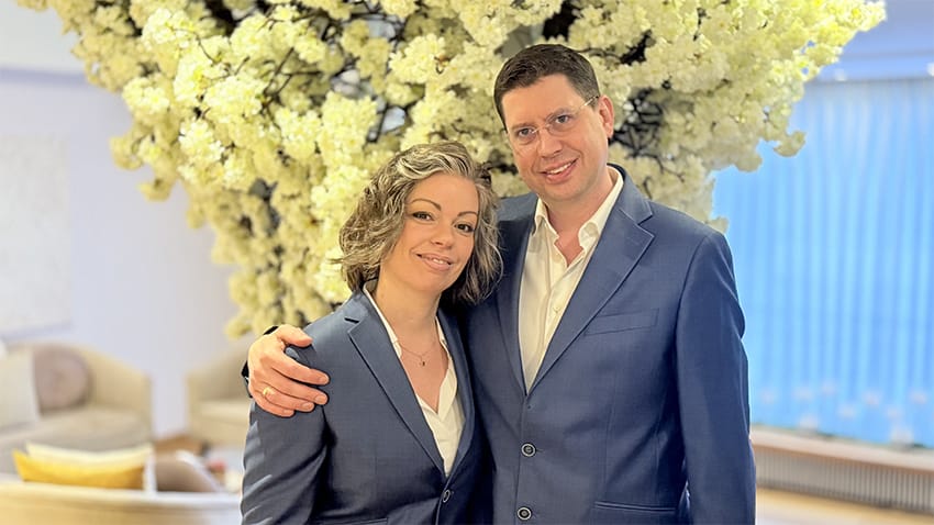 Aude et Yves Amiguet - Amiguet Pompes Funèbres Sàrl